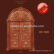 Made In China exquisite solid wood arch door solid wood carved door